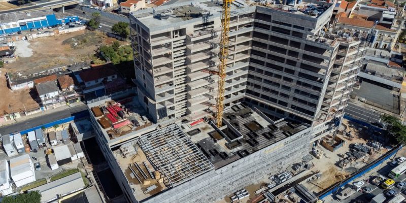 Alvenaria em andamento