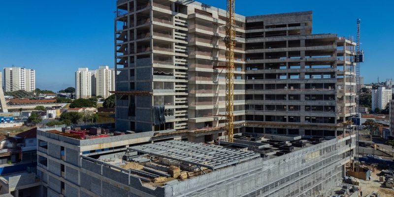 Alvenaria em andamento