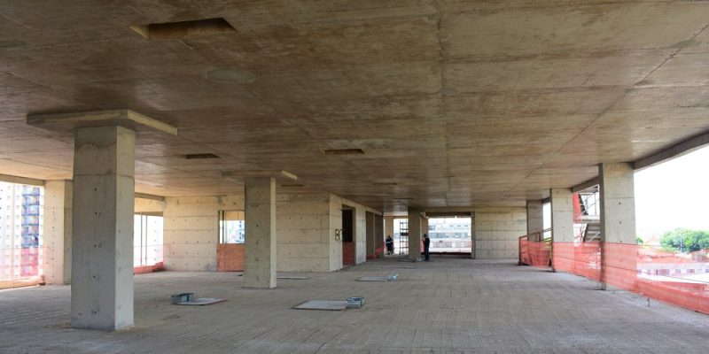 Estrutura em andamento