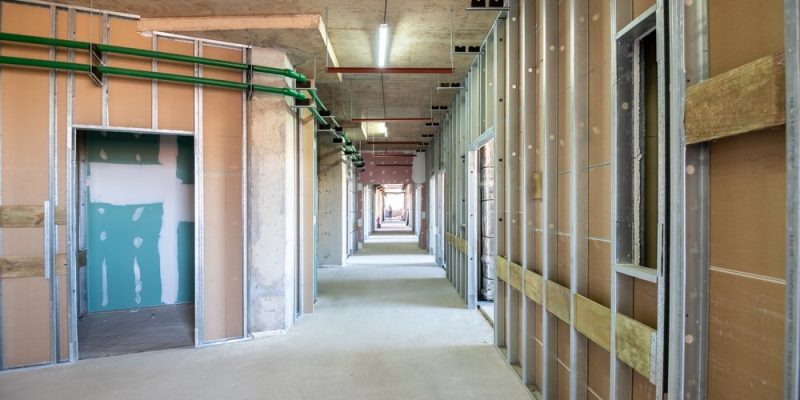 Instalações em andamento