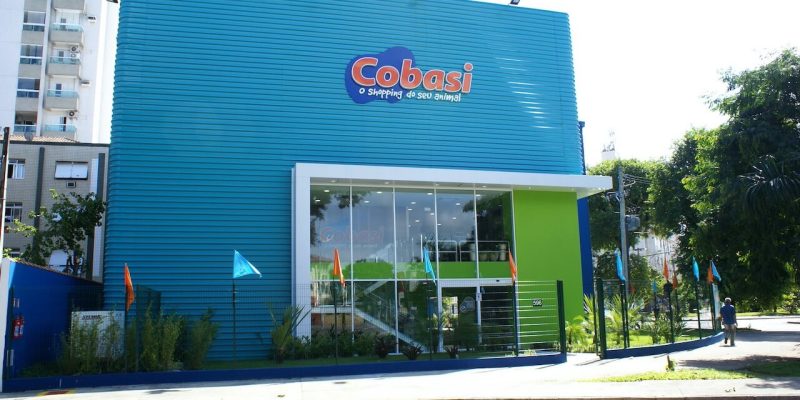 Cobasi Santos Fachada frontal com obra concluída