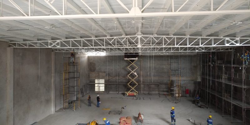 Cobasi Santos Interior da loja em andamento