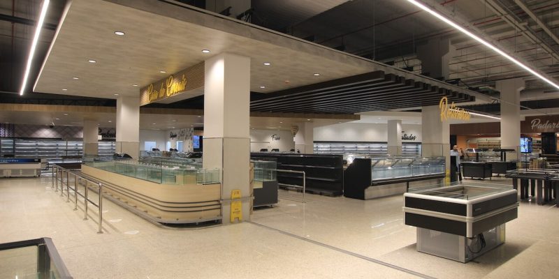 Setor de Alimentos com obra finalizada