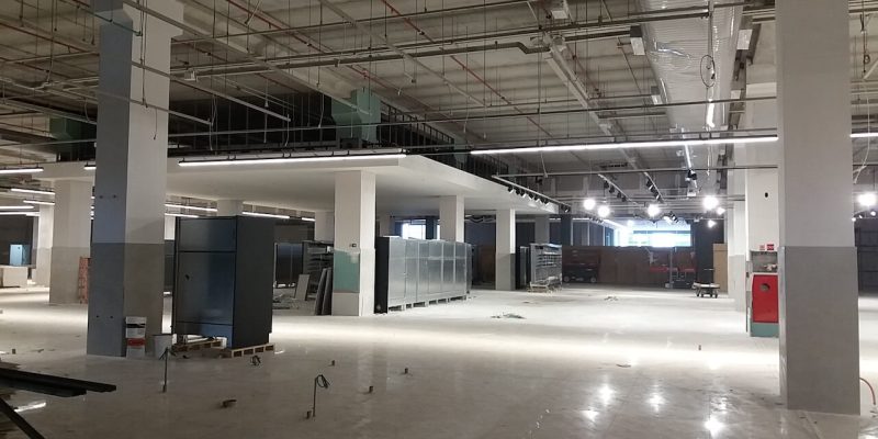 Estruturas metálicas em andamento