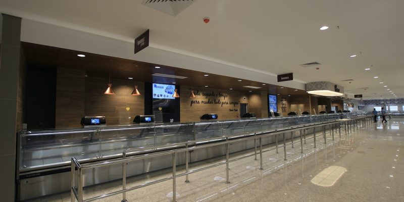 Setor de Alimentos com obra finalizada