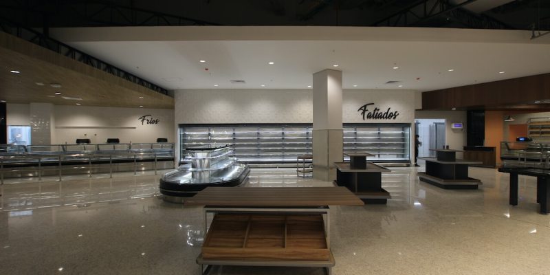 Setor de Alimentos com obra finalizada