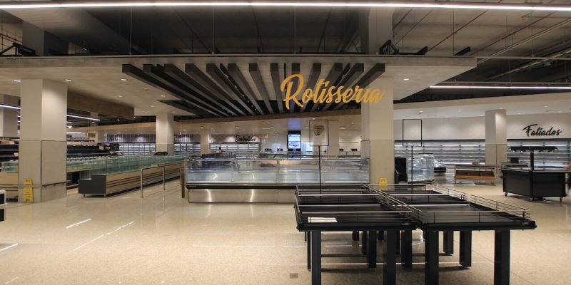 Setor de Alimentos com obra finalizada