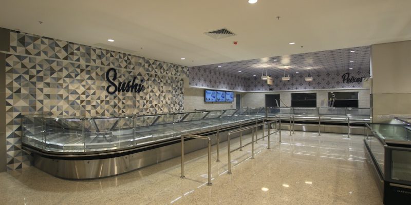 Setor de Alimentos com obra finalizada