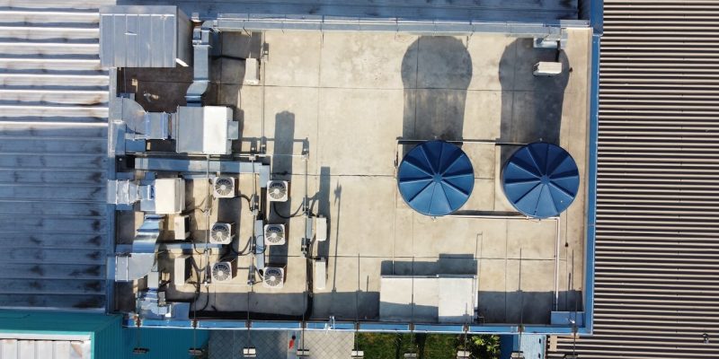 Tatuape's Cobasi: Aerial view of the roof