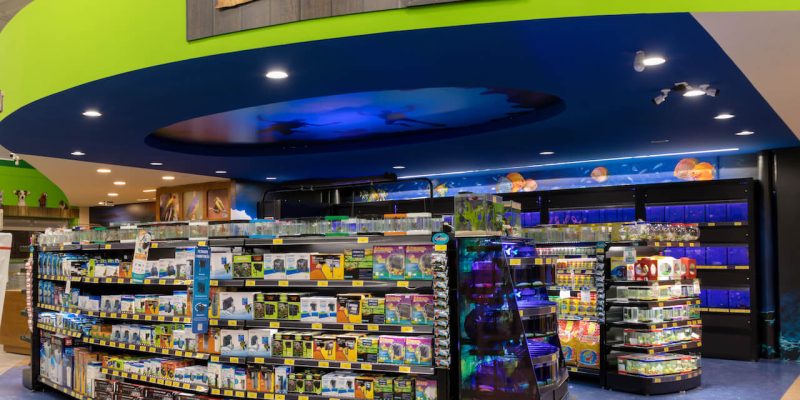 Tatuape's Cobasi Fishes section work completed