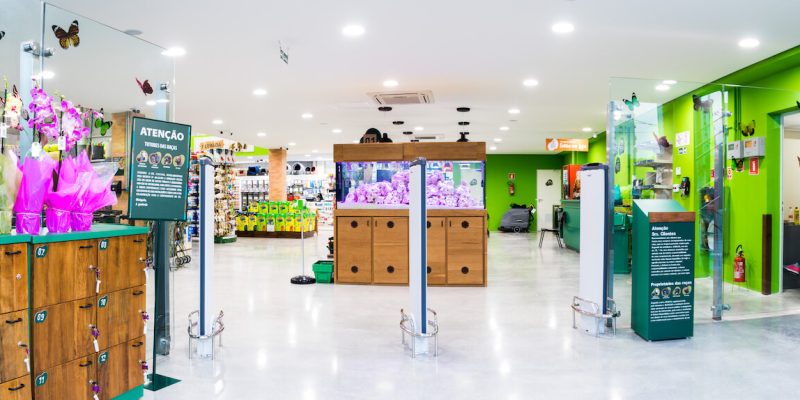 Tatuape's Cobasi Fishes section work completed