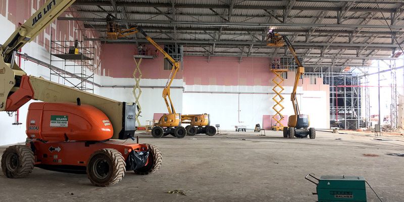 Under construction work