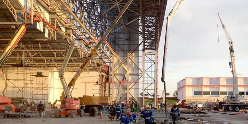 Under construction work