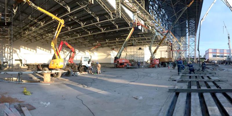 Under construction work