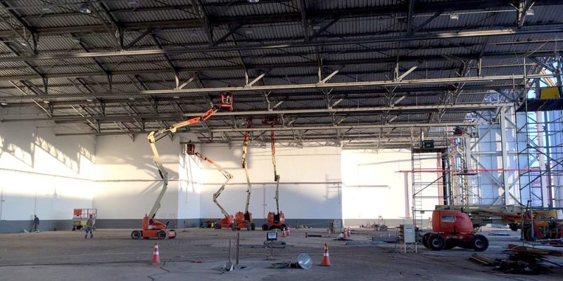 Under construction work