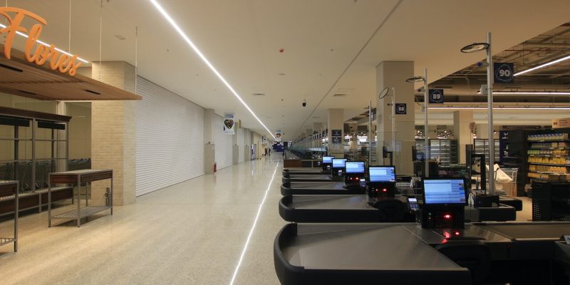 Cashiers section completed