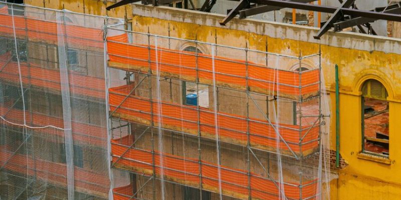 Retrofit em andamento do Bloco E